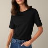 New Windsor Organic Cotton T-Shirt In Black