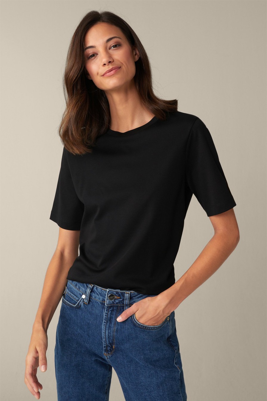 New Windsor Organic Cotton T-Shirt In Black