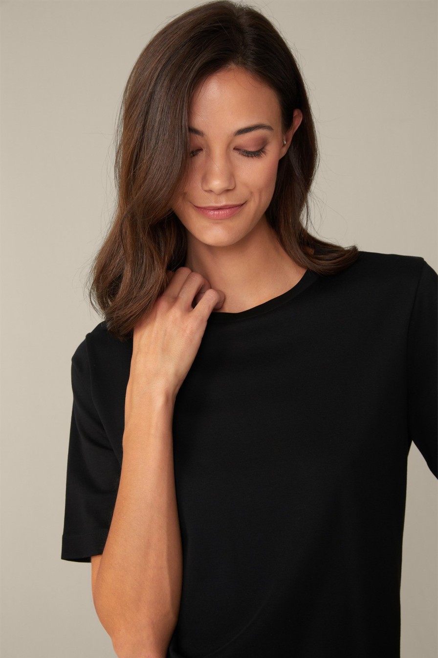 New Windsor Organic Cotton T-Shirt In Black