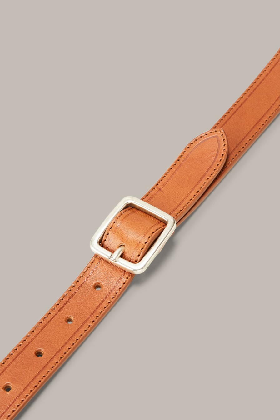 Best Windsor Nappa Leather Belt In Cognac