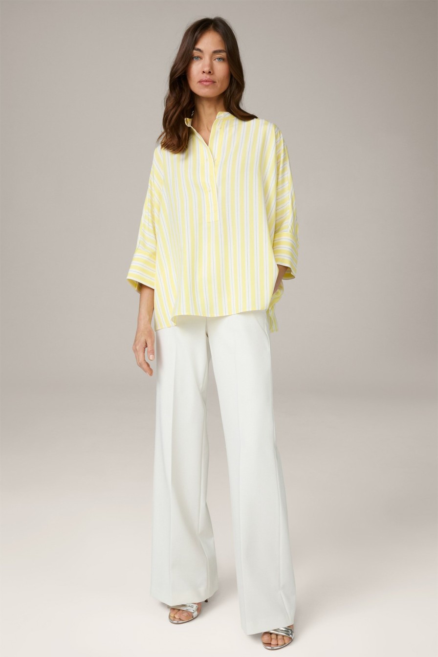 New Windsor Crepe Marlene Trousers In Ecru