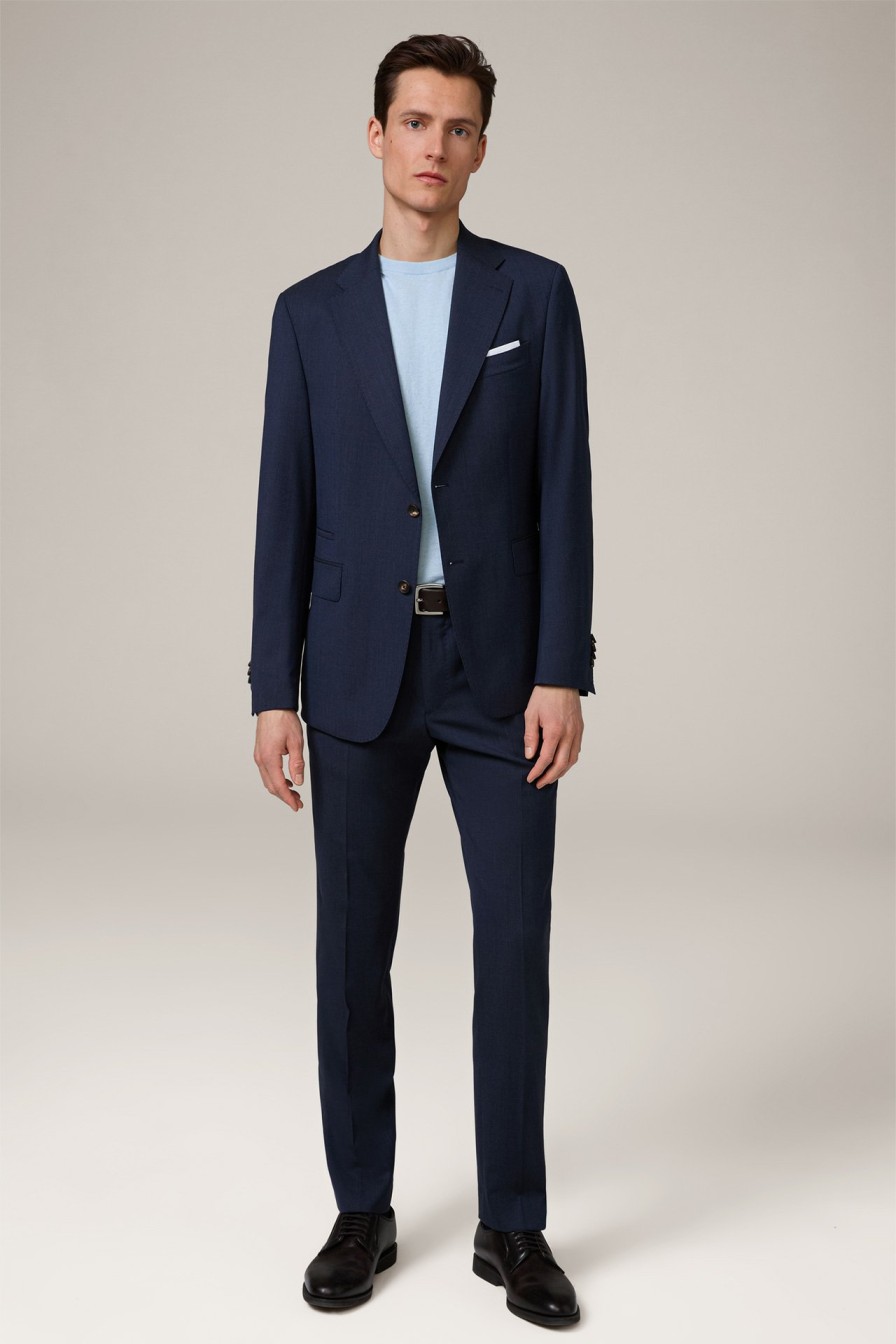 Best Windsor Sono-Bene Virgin Wool Suit In Navy