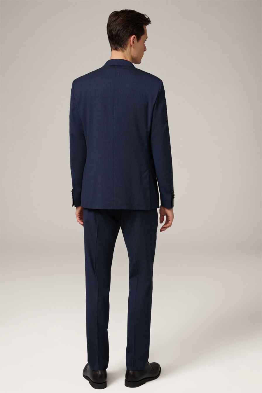 Best Windsor Sono-Bene Virgin Wool Suit In Navy