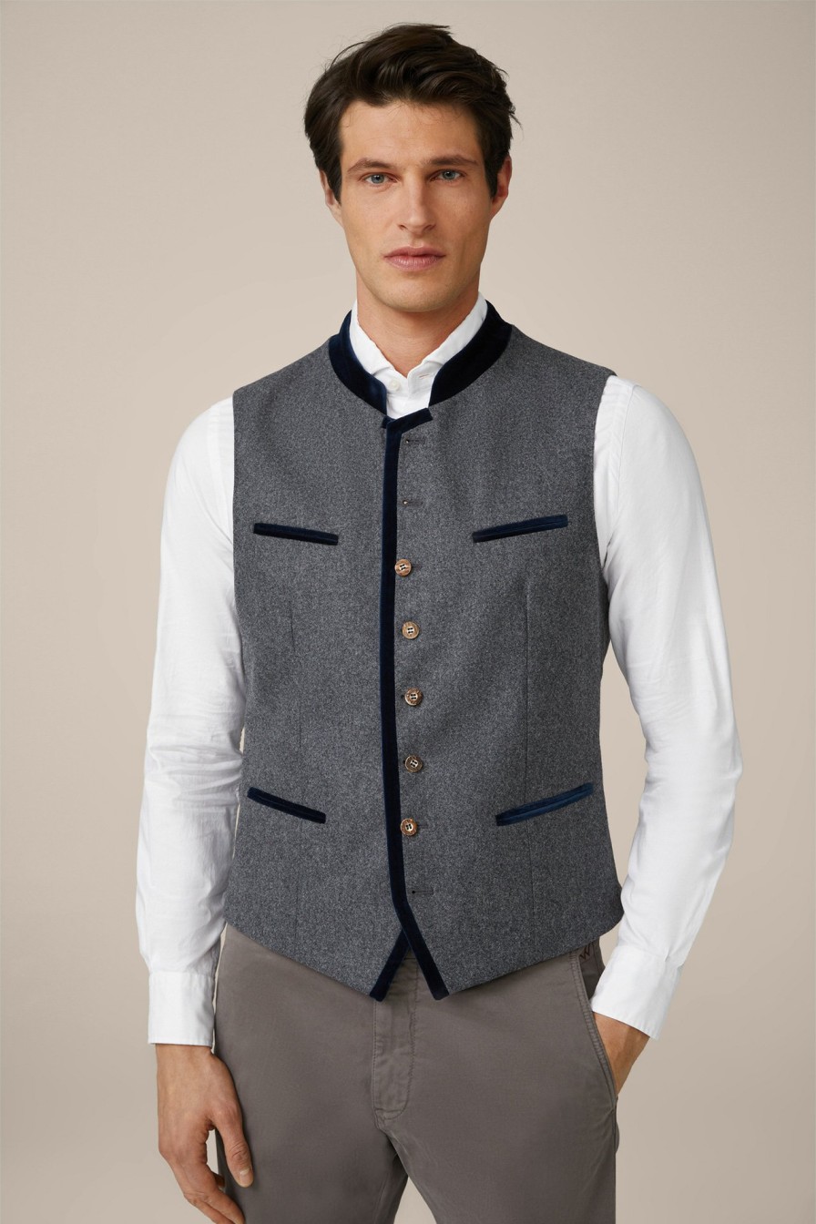 Best Windsor Au Traditional Waistcoat In Grey And Navy