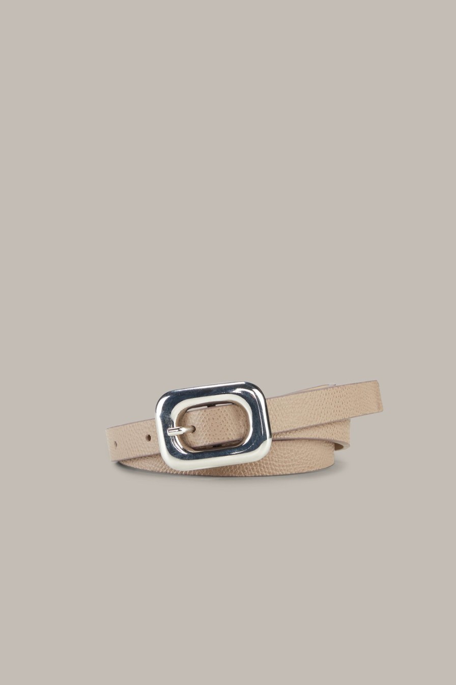 Clearance Windsor Nappa Leather Belt In Taupe