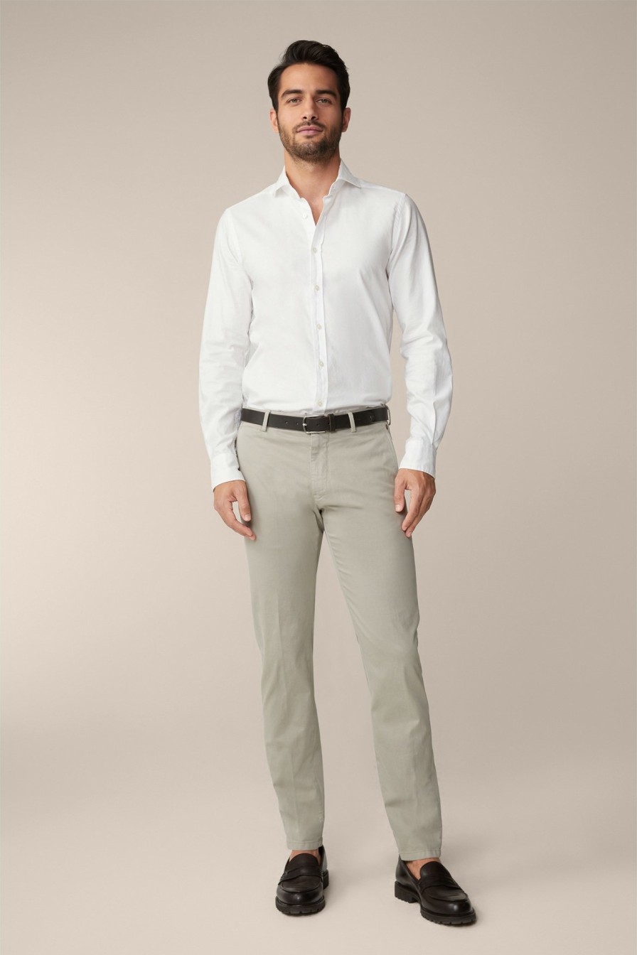 New Windsor Cino Cotton Chinos In Beige