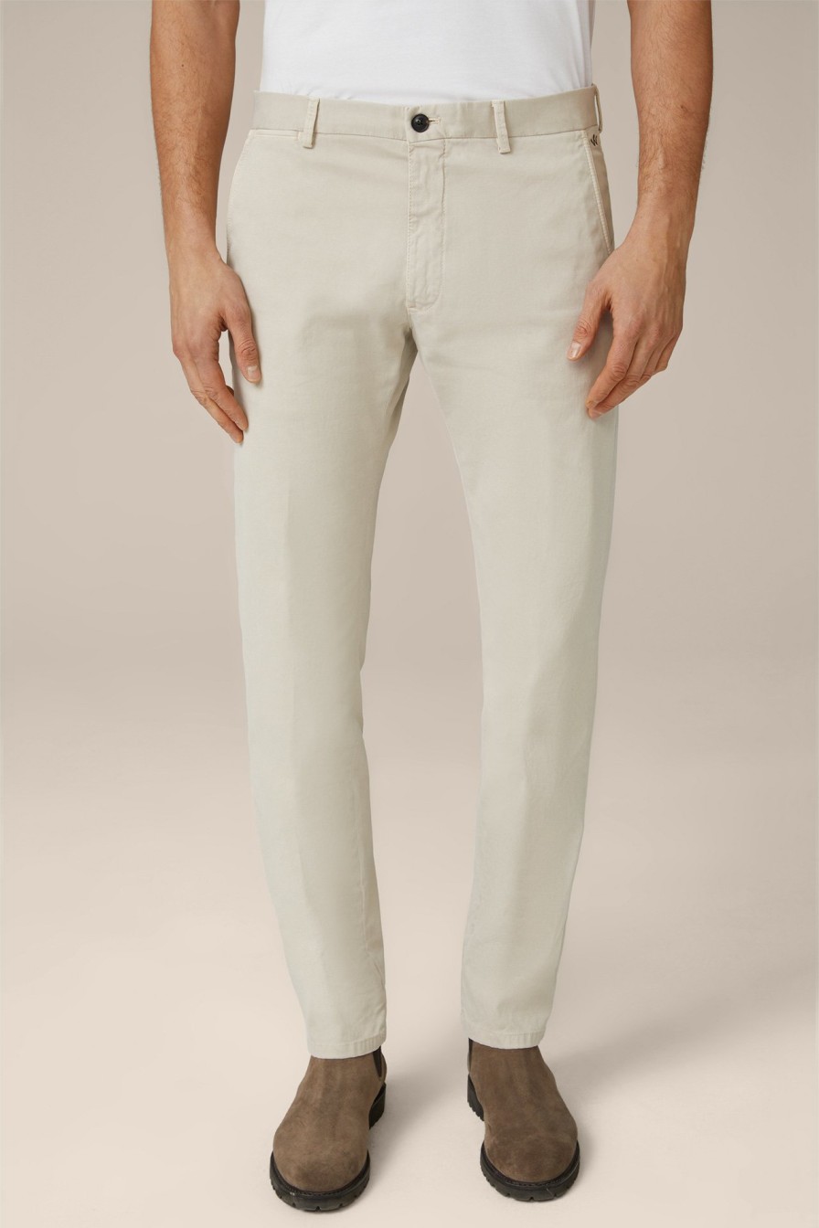 Clearance Windsor Cotton Cino Chinos In Light Beige