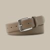 Hot Windsor Leather Belt In Taupe