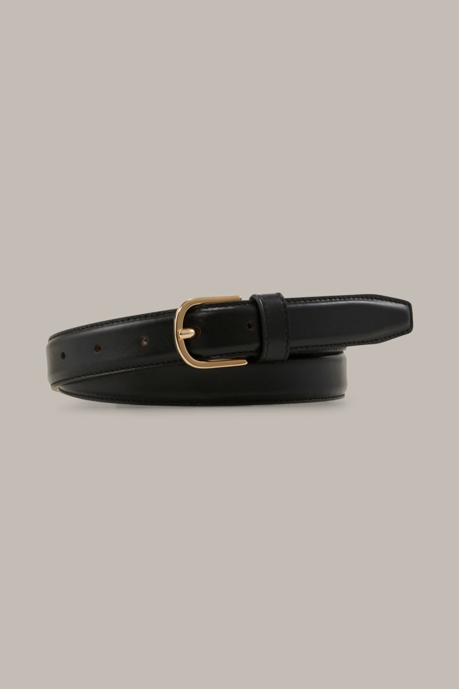 Wholesale Windsor Nappa Belt In Black