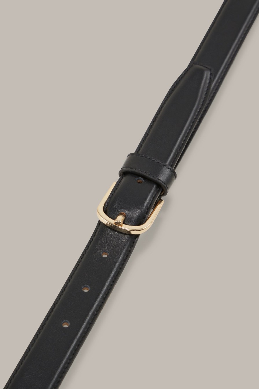 Wholesale Windsor Nappa Belt In Black