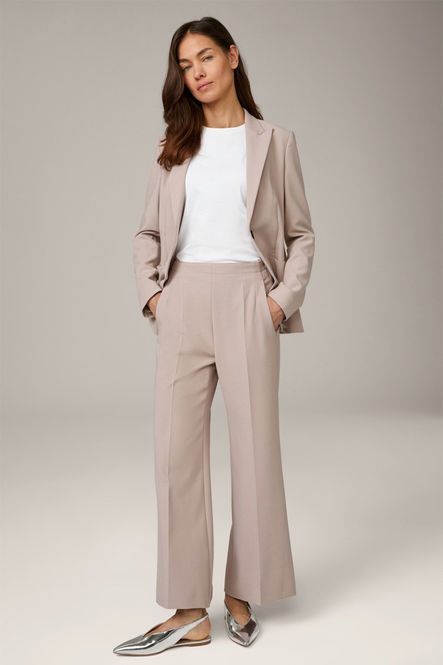 Best Windsor Crepe Blazer In Taupe