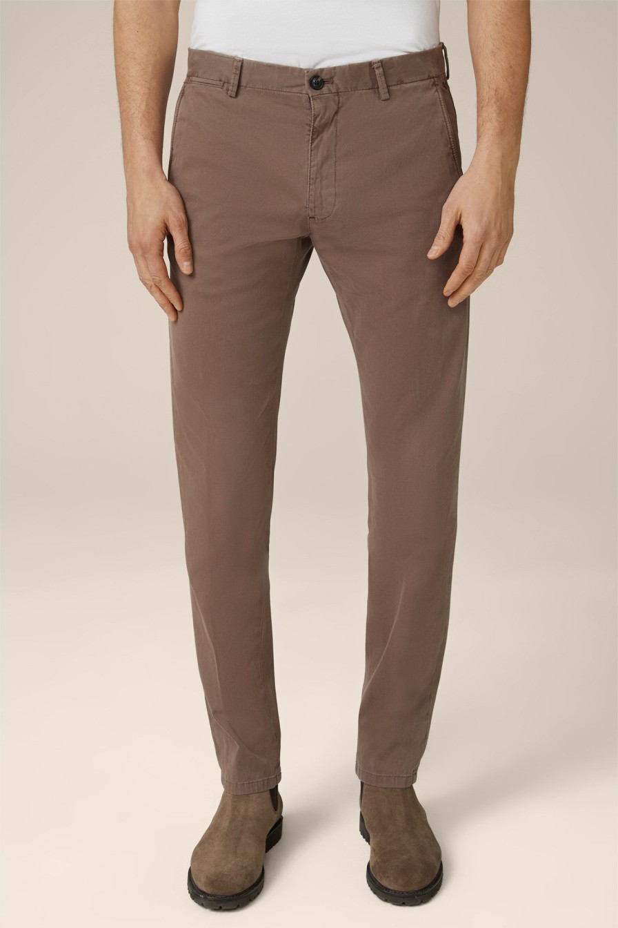 Best Windsor Cino Cotton Chinos In Brown