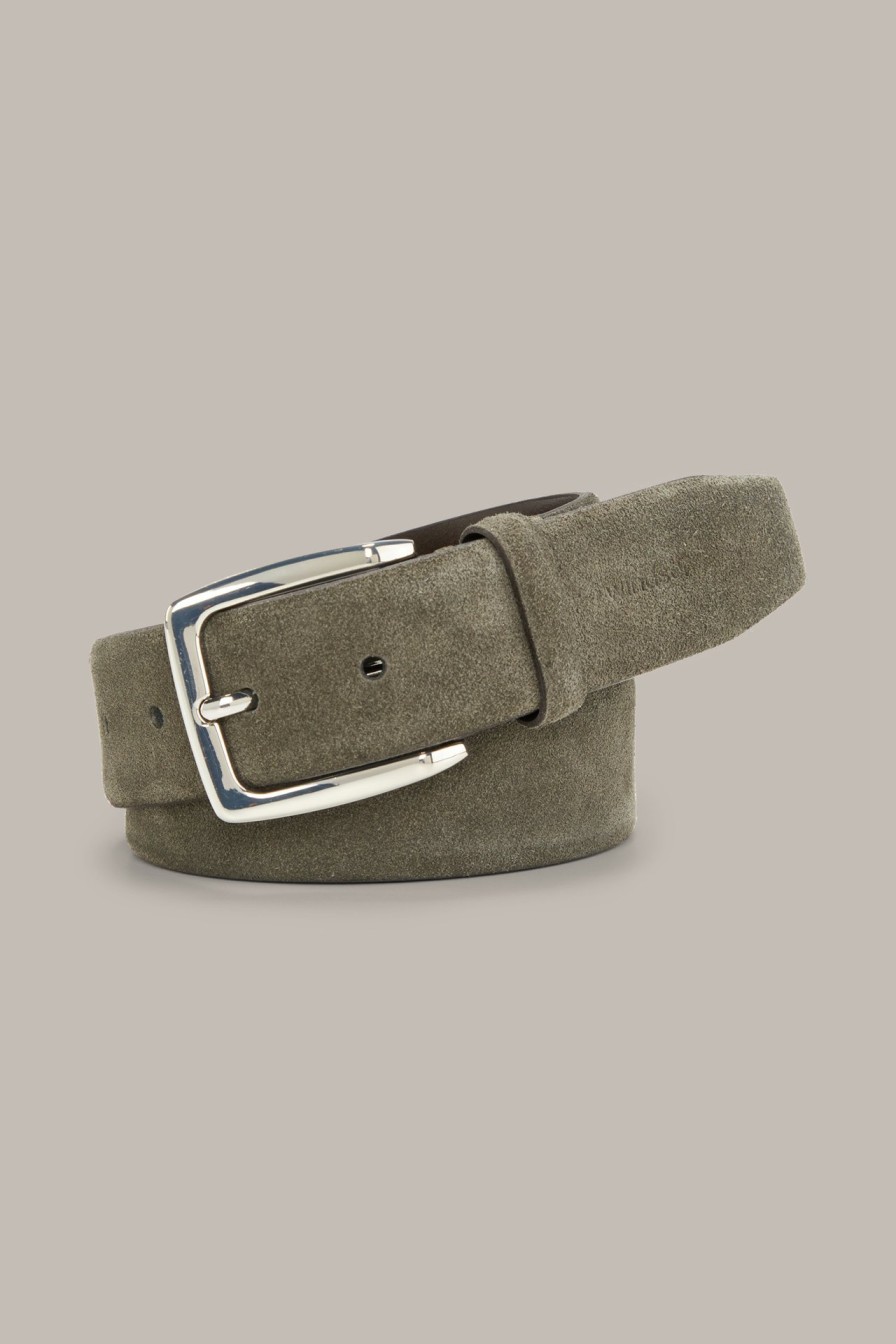 Clearance Windsor Suede Belt In Khaki