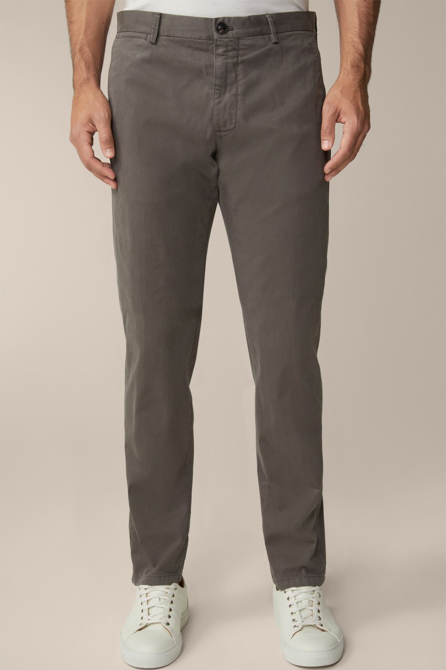 Best Windsor Cino Cotton Chinos In Grey