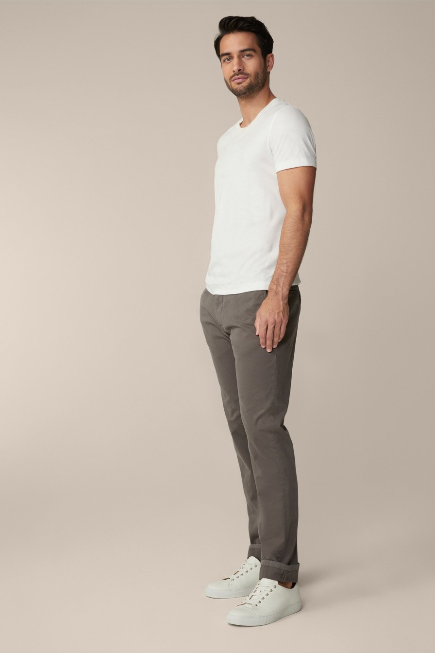 Best Windsor Cino Cotton Chinos In Grey