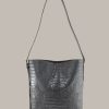 Best Windsor Nappa Leather Bucket Bag In Anthracite