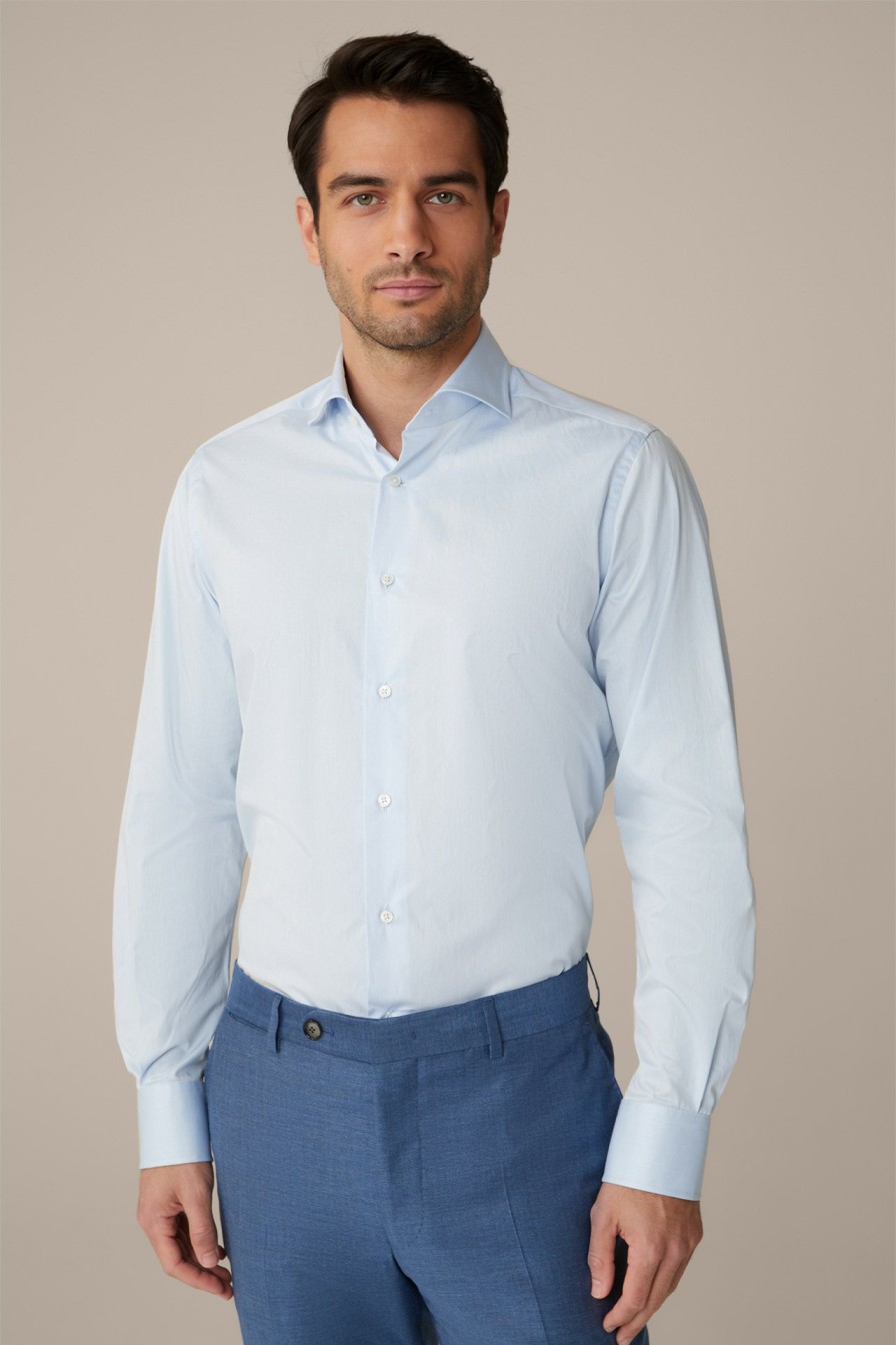 Hot Windsor Riccio Cotton Shirt In Light Blue