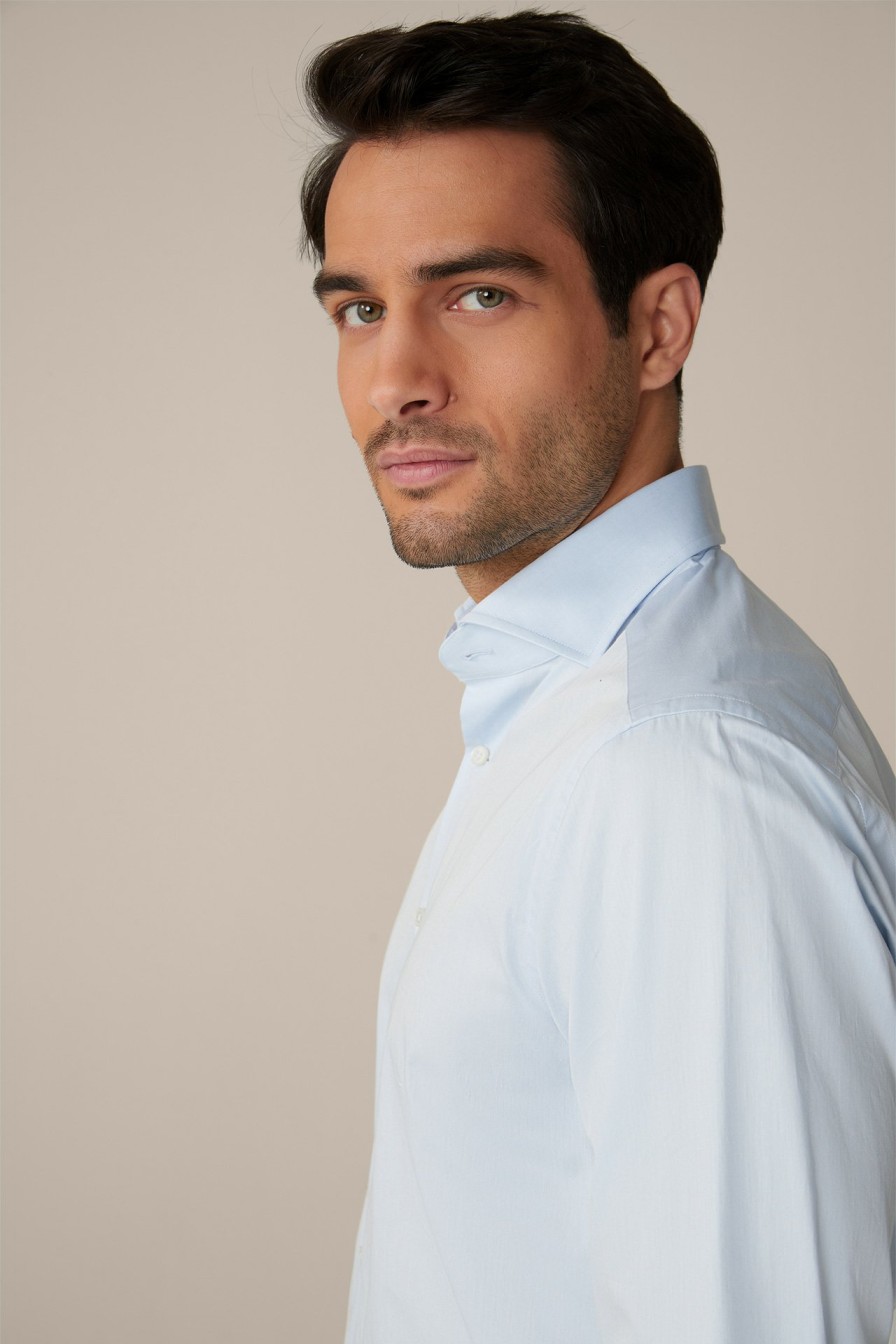 Hot Windsor Riccio Cotton Shirt In Light Blue