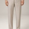 Clearance Windsor Scuro Linen Blend Trousers In Beige