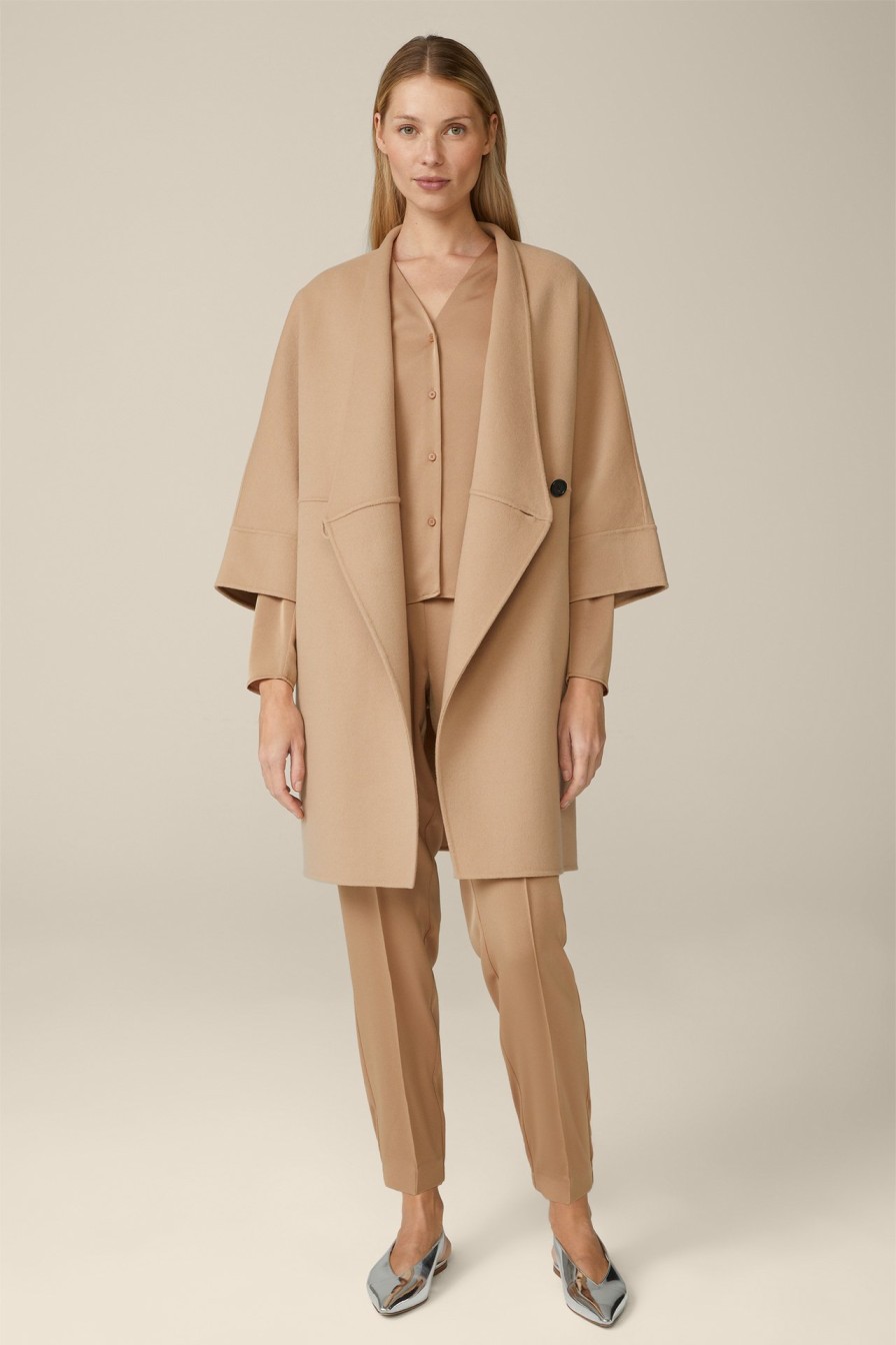 Clearance Windsor Crepe Blouse In Camel