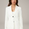 Wholesale Windsor Pique Jersey Blazer In Ecru