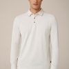 Clearance Windsor Patrizio Long-Sleeved Cotton Shirt In Beige