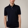 Online Windsor Floro Cotton Polo Shirt In Navy