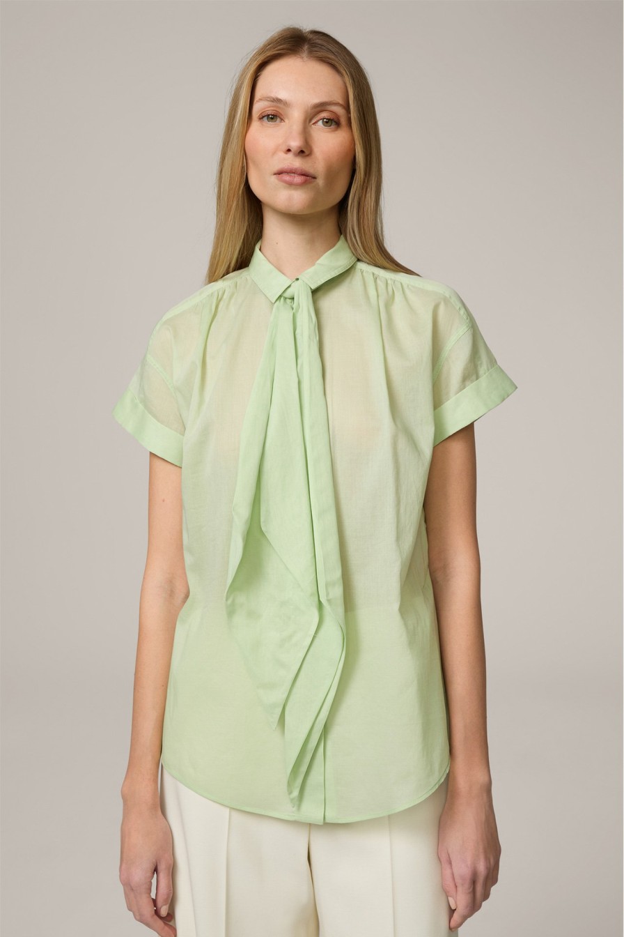 Clearance Windsor Cotton Blouse In Light Green