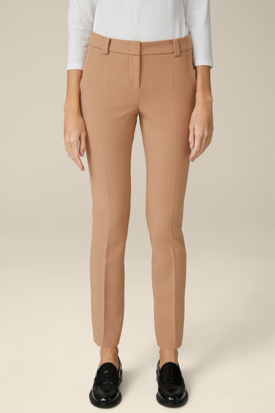 Clearance Windsor Crepe Suit Trousers In Camel