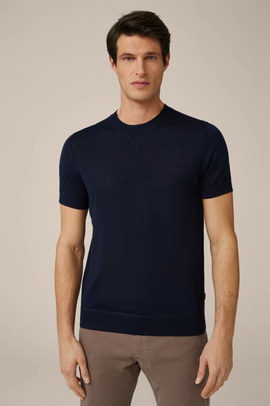 Best Windsor Nando Knitted T-Shirt In Navy