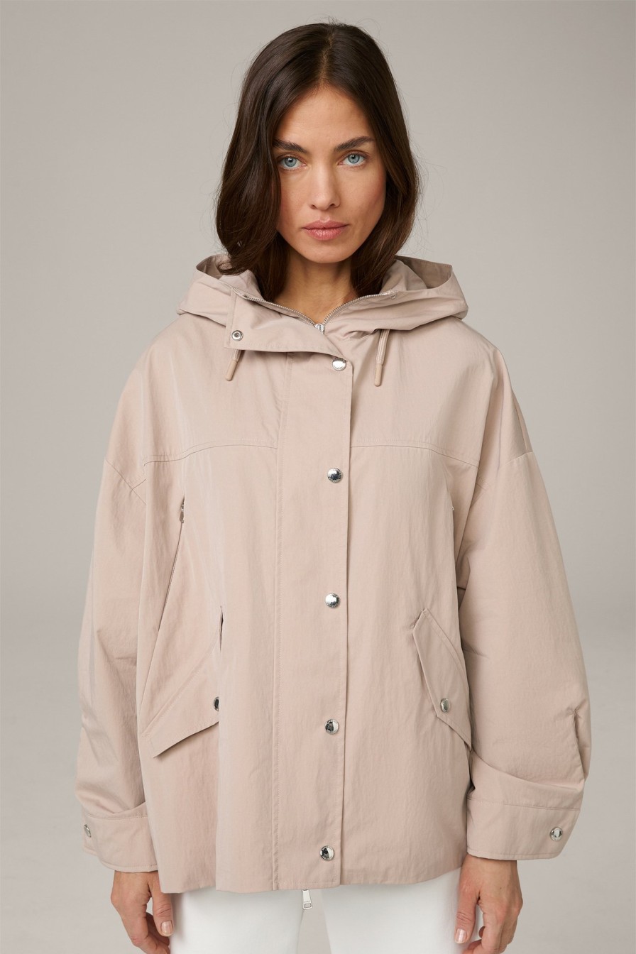 Clearance Windsor Cotton Blend Parka In Taupe