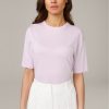 New Windsor Tencel/Cotton T-Shirt In Lilac