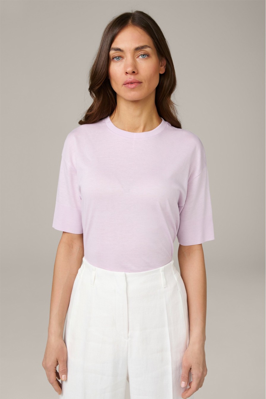 New Windsor Tencel/Cotton T-Shirt In Lilac