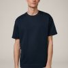 Clearance Windsor Sevo Lightweight Cotton Sweatshirt T-Shirt In Navy