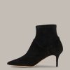 Best Windsor Goatskin Suede Ankle Boot By Unutzer In Black