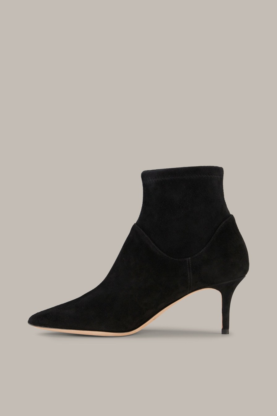 Best Windsor Goatskin Suede Ankle Boot By Unutzer In Black