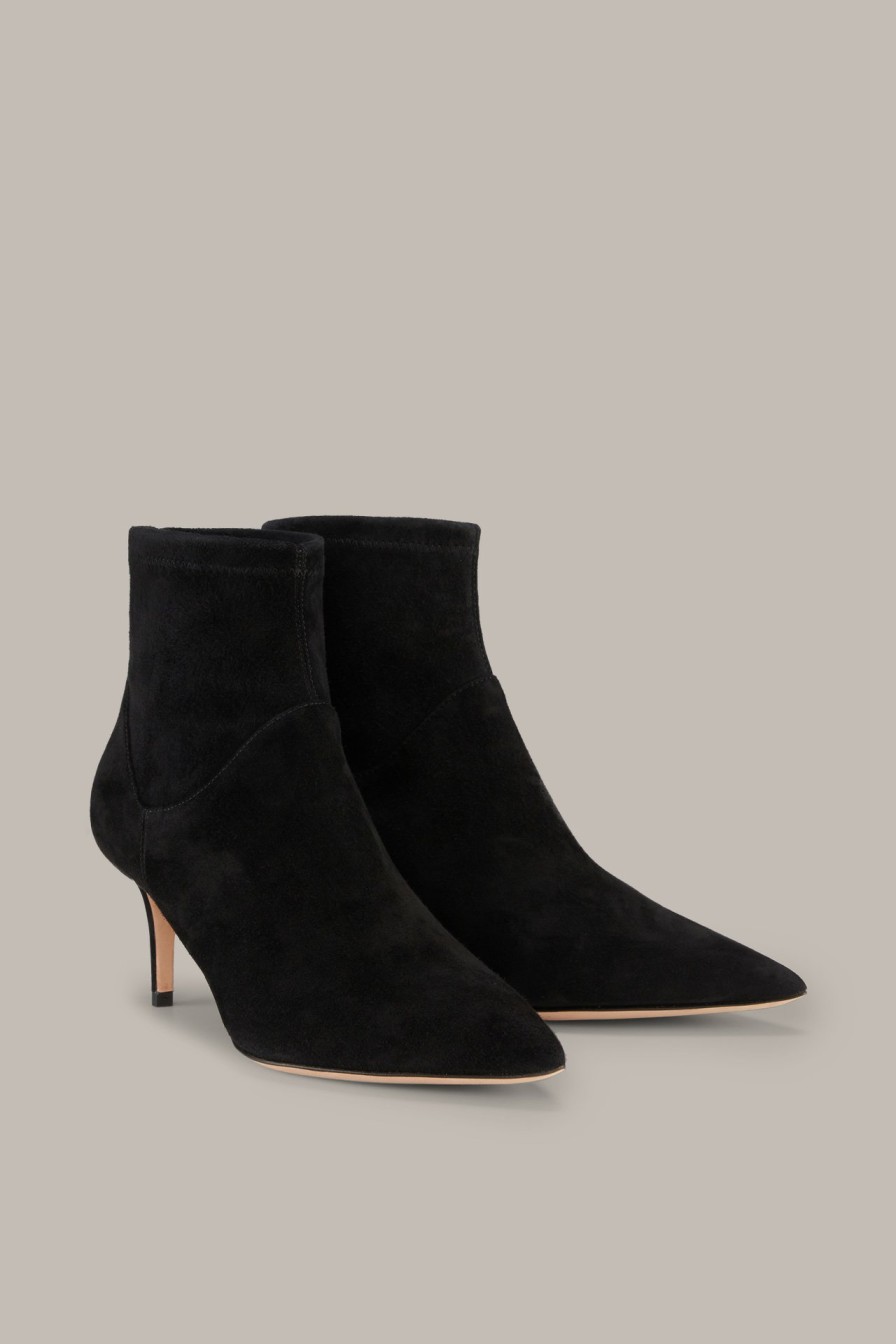 Best Windsor Goatskin Suede Ankle Boot By Unutzer In Black