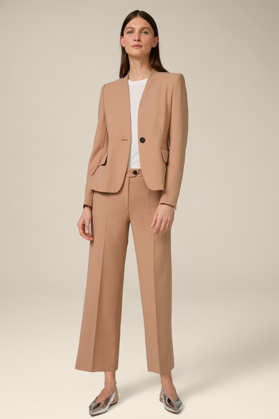 Online Windsor Crepe Blazer In Camel