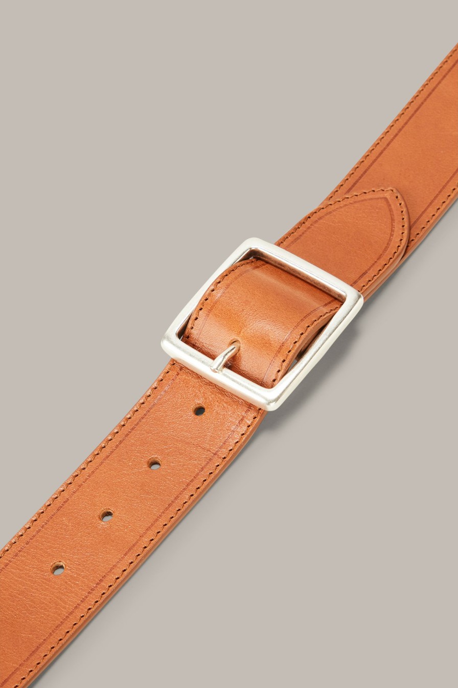 Best Windsor Nappa Leather Belt In Cognac