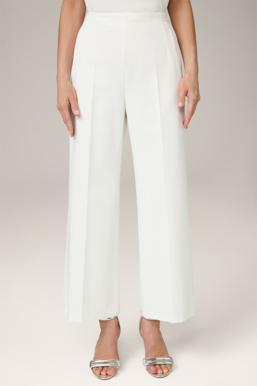 New Windsor Crepe Culottes In Ecru