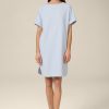 Best Windsor Crepe Egg-Shaped Dress In Light Blue