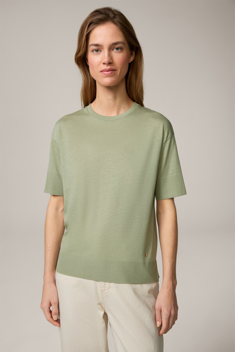 New Windsor Tencel Cotton T-Shirt In Sage