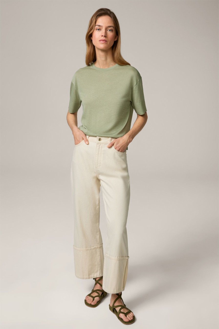 New Windsor Tencel Cotton T-Shirt In Sage