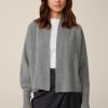 Online Windsor Cashmere Cardigan In Grey Melange