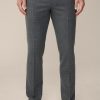 Wholesale Windsor Travel Jersey Flannel Peso Modular Trousers In Grey Melange