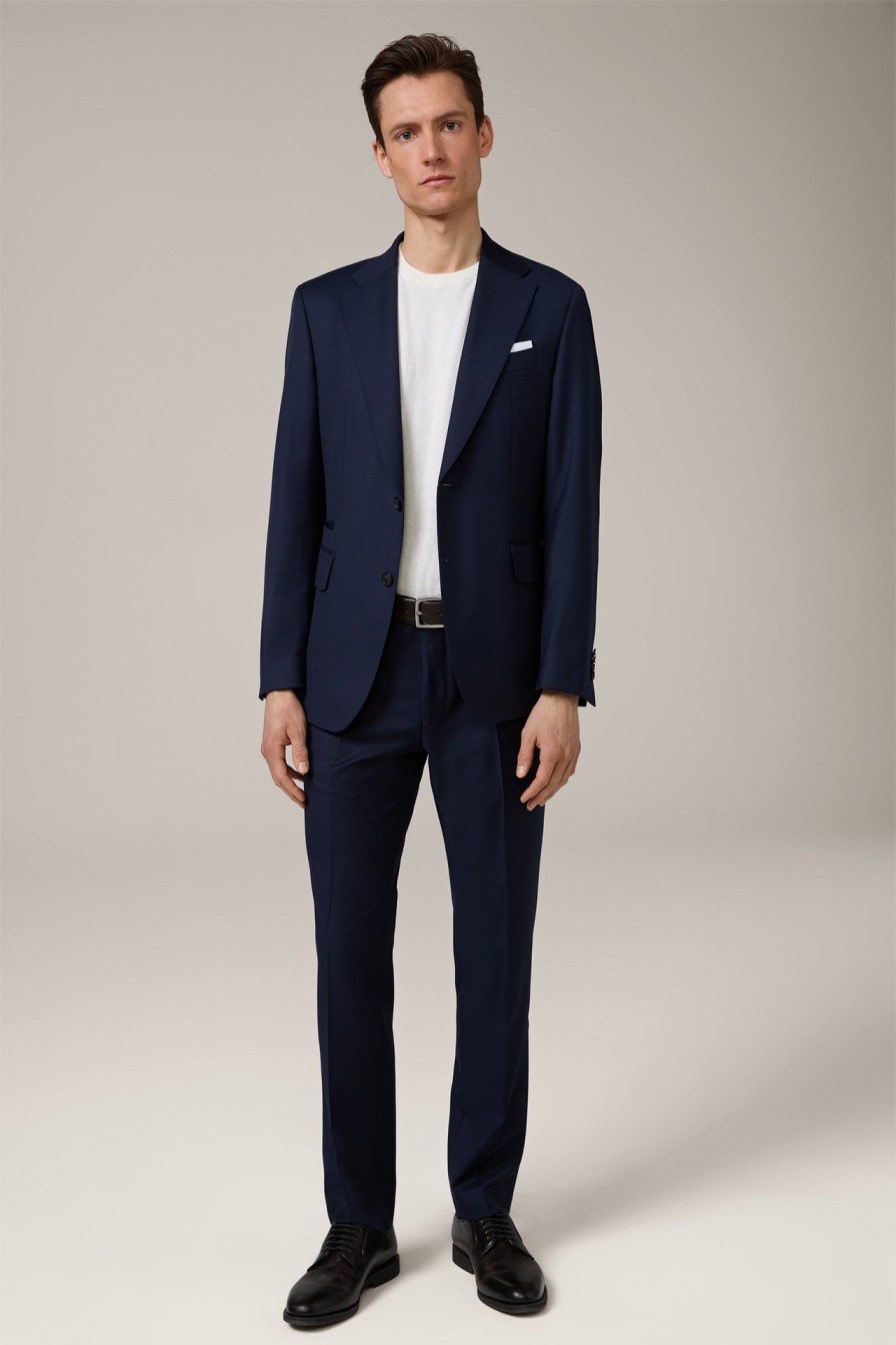 Best Windsor Sono-Bene Virgin Wool Suit In Navy