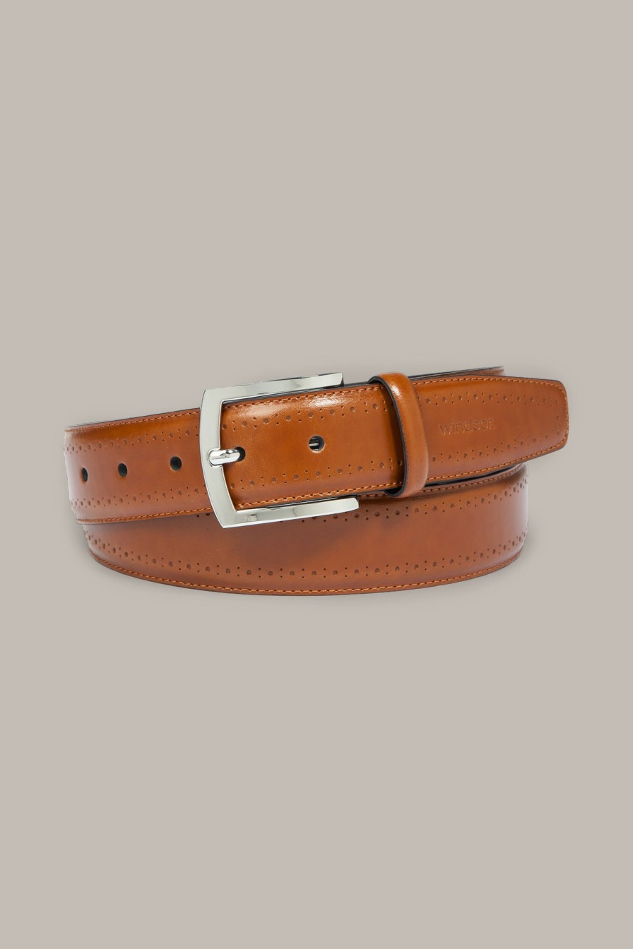 Best Windsor Leather Belt In Cognac