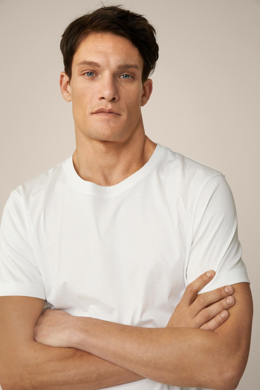 Clearance Windsor Gabriello Cotton T-Shirt In White