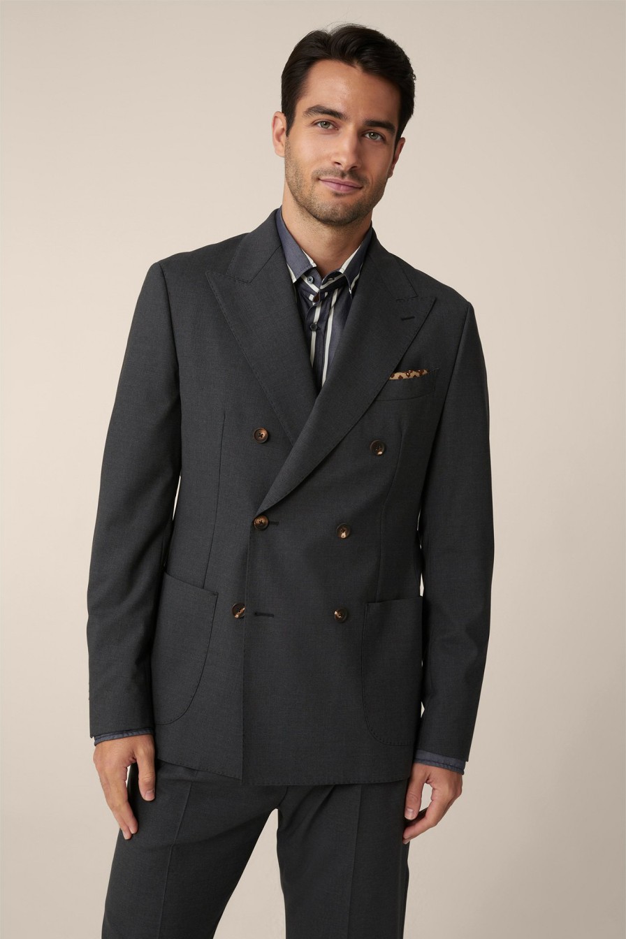 Clearance Windsor Sation Modular Double-Breasted Jacket In Anthracite