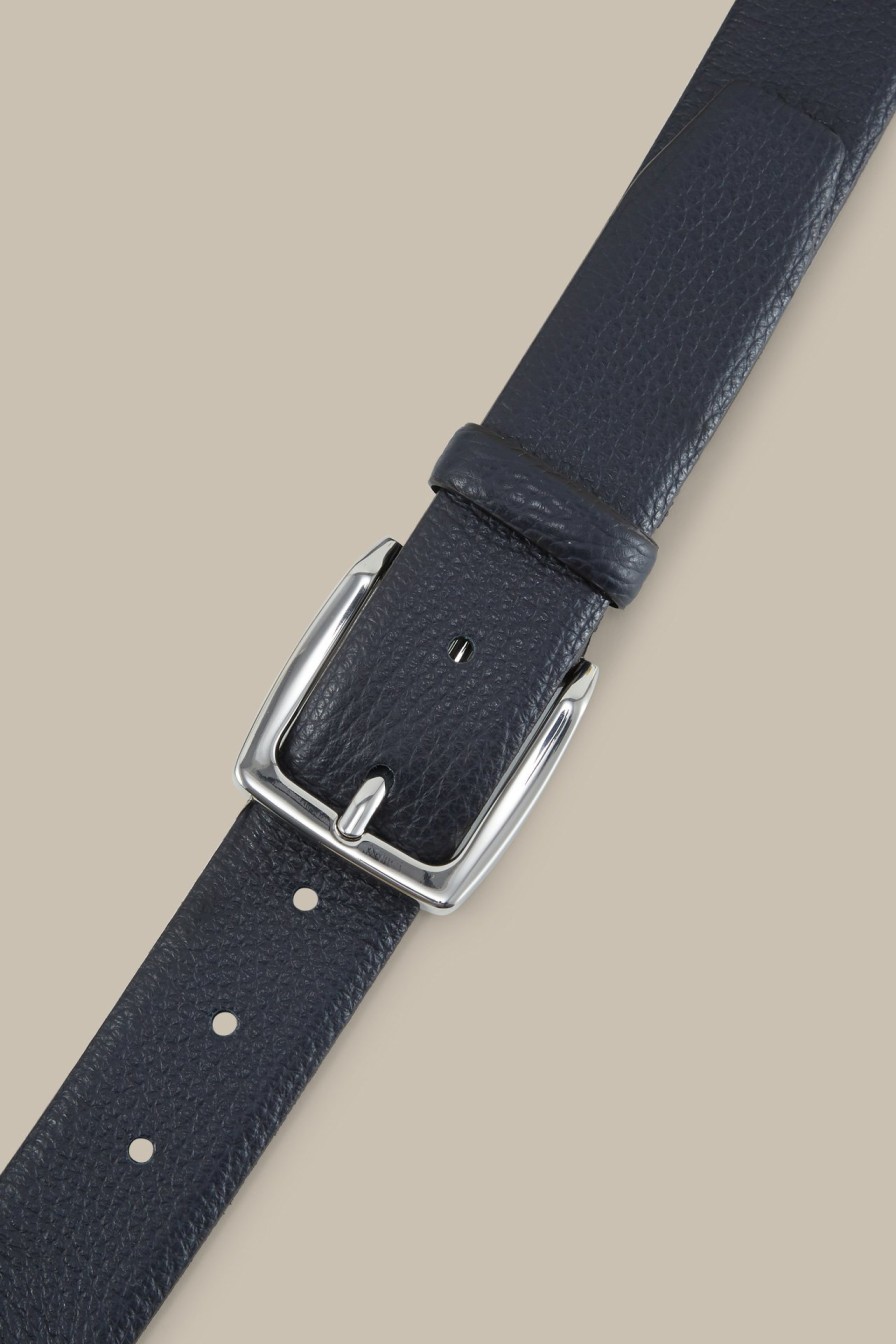 Best Windsor Leather Belt In Navy